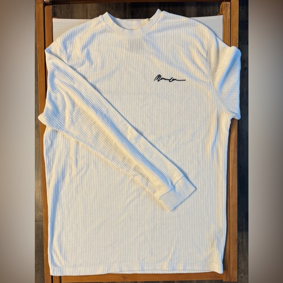 Mennace Sweatshirt In White Size L - Picture 1 of 3